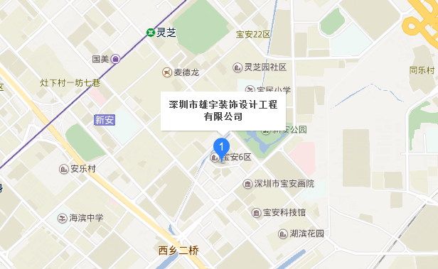 深圳雄宇装修设计公司地址地图